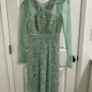 BCBG Mallory Mint Green Dress